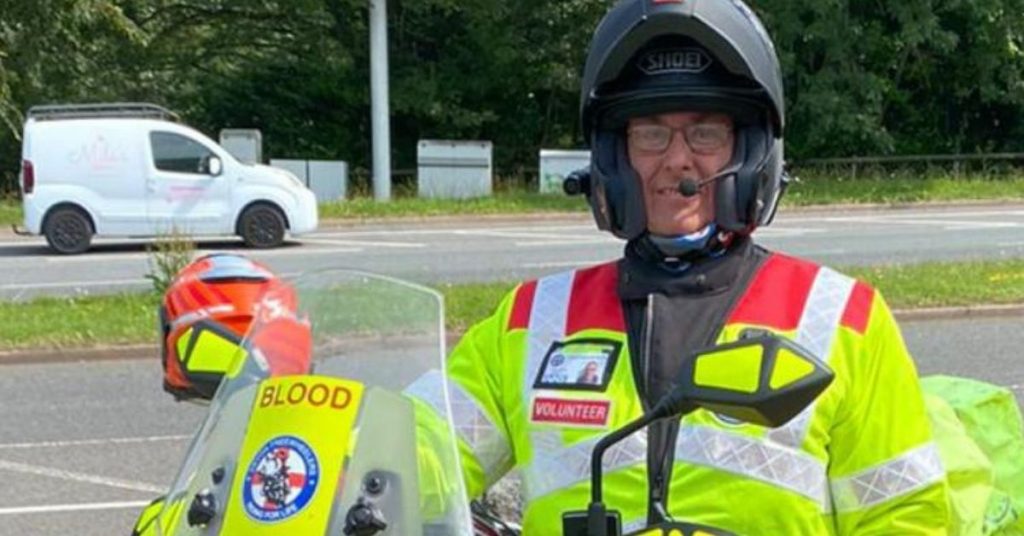 'It’s the satisfaction of what we've done and the people we help' - Devon Freewheelers volunteer explains why he gives his time to the Devon Blood Bikes charity