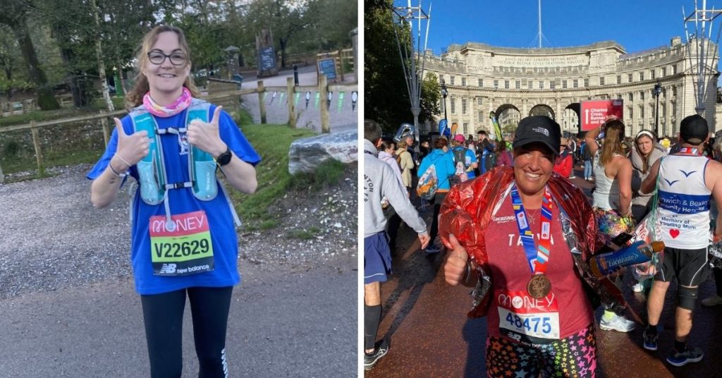 'The Blood Bikes never left my mind and that is why I pushed every step' - duo of London Marathon runners race for the Devon Freewheelers